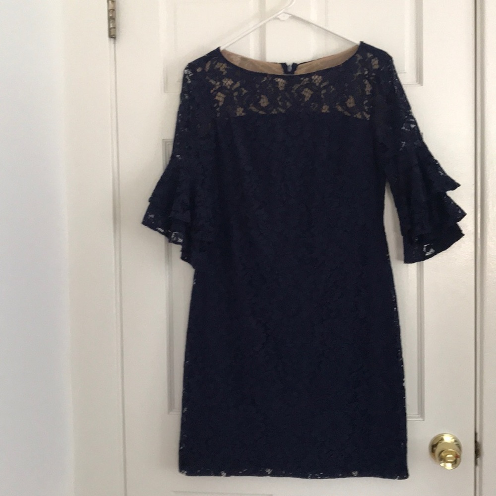 Ralph Lauren Navy Lace Dress
